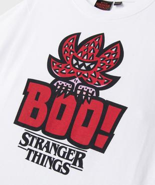 Tee-shirt col rond imprimé garçon - STRANGER THINGS vue2 - STRANGER THINGS - GEMO