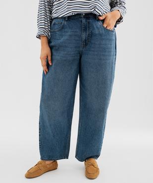 Jean barrel femme grande taille vue1 - GEMO 4G GT - GEMO
