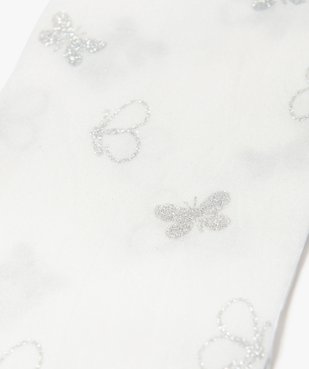 Collants fille semi-opaque à motifs papillons pailletés vue2 - GEMO (ENFANT) - GEMO