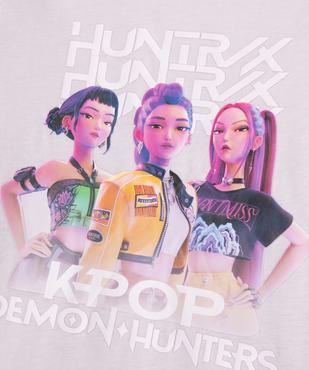 Tee-shirt manches longues imprimé fille - Kpop Demon Hunter vue2 - KPOP DEMON HUNTERS - GEMO