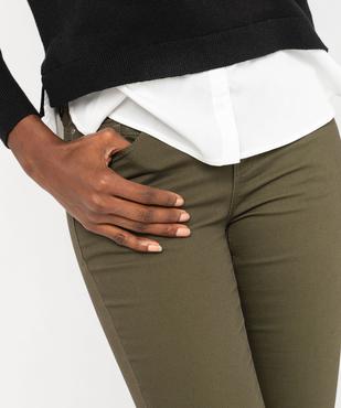 Pantalon coupe Slim taille normale femme vue2 - GEMO(FEMME PAP) - GEMO