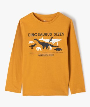 Tee-shirt garçon à manches longues avec motif XXL sur l’avant vue1 - GEMO (ENFANT) - GEMO