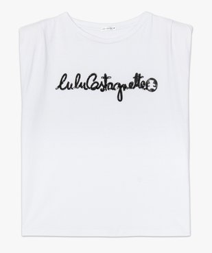 Tee-shirt femme à épaulettes – LuluCastagnette vue4 - LULUCASTAGNETTE - GEMO