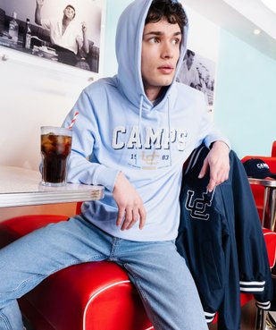 Sweat à capuche en French Terry imprimé homme - Camps United vue2 - CAMPS - GEMO