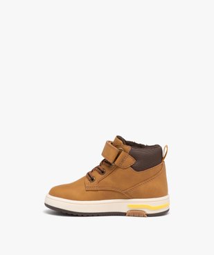 Boots doublé fermeture scratch bébé garçon vue3 - GEMO(BEBE DEBT) - GEMO