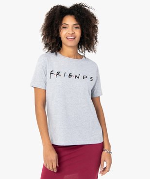 Tee-shirt femme avec inscription - Friends vue1 - FRIENDS - GEMO