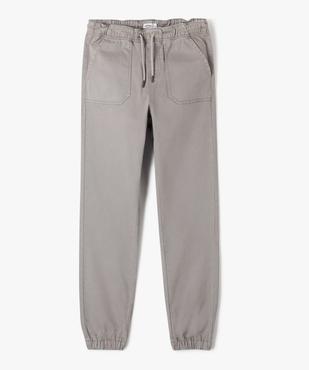 Pantalon style jogger 4 poches garçon vue1 - GEMO 4G GARCON - GEMO