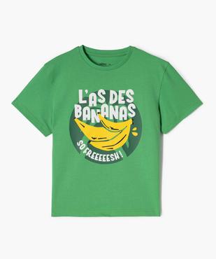 Tee-shirt manches courtes avec motif exotique garçon vue1 - GEMO (ENFANT) - GEMO
