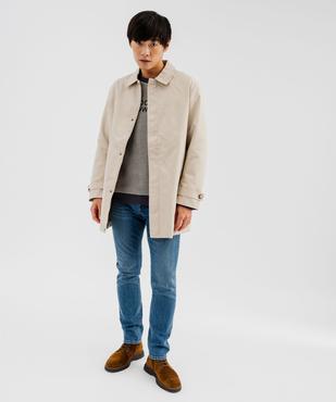 Imperméable zippé mi-long homme vue5 - GEMO (HOMME) - GEMO