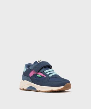 Baskets en toile à scratch fille - Kickers vue2 - KICKERS - GEMO