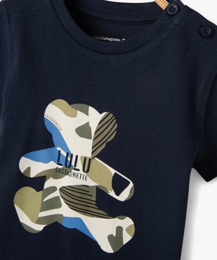 Tee-shirt bébé garçon imprimé - LuluCastagnette vue2 - LULUCASTAGNETTE - GEMO