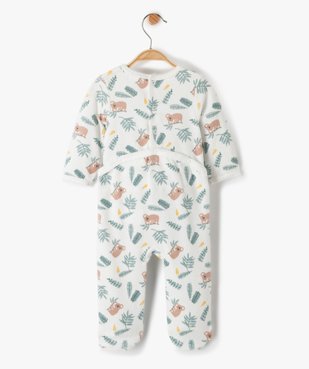Pyjama bébé garçon en velours avec motifs koalas vue3 - GEMO(BB COUCHE) - GEMO