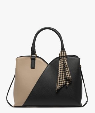 Sac à main découpe en V avec bandoulière amovible femme vue1 - GEMO (ACCESS) - GEMO