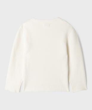 Pull en maille scintillante avec intérieur douillet fille vue3 - GEMO (ENFANT) - GEMO