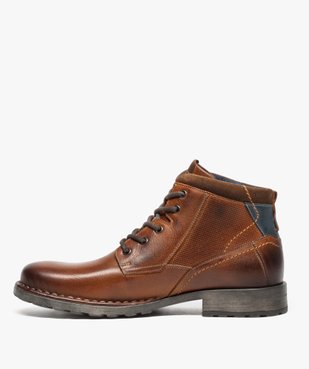 Boots homme style workwear vue3 - GEMO (CASUAL) - GEMO