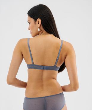 Soutien-gorge corbeille en dentelle à armatures vue3 - GEMO(HOMWR FEM) - GEMO