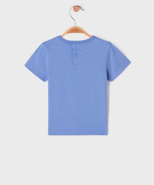 Tee-shirt manches courtes avec motif estival bébé garçon vue4 - GEMO 4G BEBE - GEMO