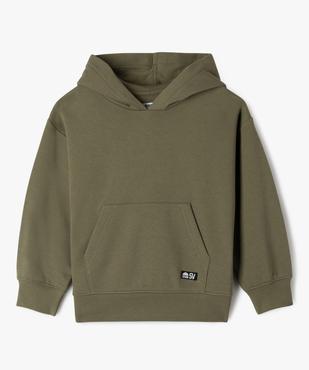 Sweat à capuche molletonné garçon vue1 - GEMO (ENFANT) - GEMO