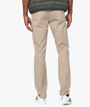 Pantalon chino homme coupe regular vue3 - GEMO (HOMME) - GEMO