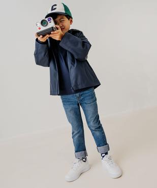 Jean Slim avec taille ajustable fille vue1 - GEMO 4G GARCON - GEMO