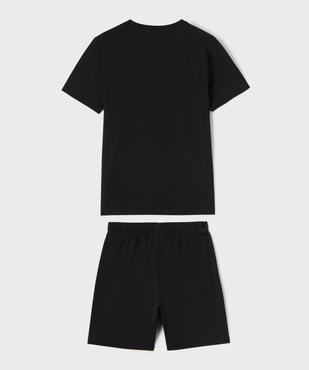 Pyjashort avec motifs Smiley garçon - Smiley World vue4 - SMILEY WORLD - GEMO