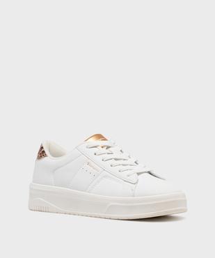 Baskets basses à lacets et motif léopard femme - Champion vue2 - CHAMPION USA - GEMO