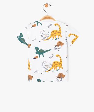 Tee-shirt à manches courtes à motifs bébé garçon vue3 - GEMO(BEBE DEBT) - GEMO