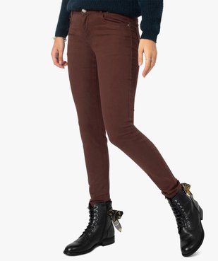 Pantalon femme coupe slim effet push-up vue1 - GEMO(FEMME PAP) - GEMO