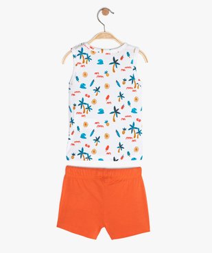 Ensemble garçon 2 pièces : short + débardeur vue3 - GEMO(BEBE DEBT) - GEMO