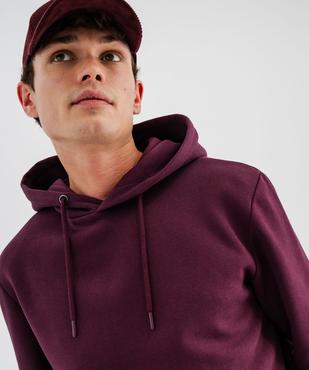 Sweat à capuche intérieur molletonné homme vue2 - GEMO 4G HOMME - GEMO