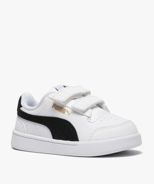 Baskets bébé garçon bicolores à scratch - Puma vue2 - PUMA - GEMO