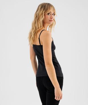 Débardeur à fines bretelles en microfibre femme  vue1 - GEMO(FEMME PAP) - GEMO