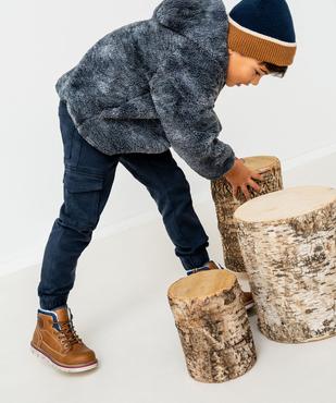 Pantalon cargo bas resserré garçon vue7 - GEMO (ENFANT) - GEMO