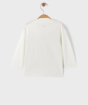 Tee-shirt manches longues avec motif voiture bébé garçon vue3 - GEMO 4G BEBE - GEMO