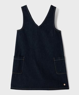 Robe chasuble en jean fille - LuluCastagnette vue2 - LULU CASTAGNETTE G4G D - GEMO