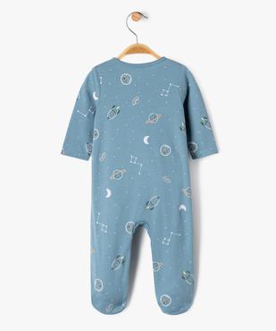 Pyjama en coton à motifs cosmiques bébé garçon vue3 - GEMO 4G BEBE - GEMO