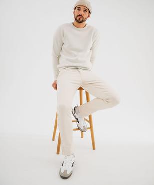 Pull en coton homme vue4 - GEMO (HOMME) - GEMO