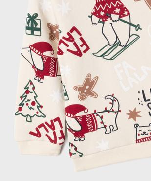 Sweat à motif spécial Noël bébé garçon vue2 - GEMO 4G BEBE - GEMO