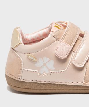 Chaussures premiers pas souples et légères bébé fille - Hobiz vue6 - HOBIZ - GEMO