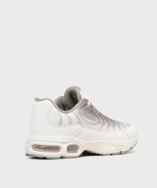 Baskets en mesh à semelle épaisse avec bulle d'air translucide homme vue4 - 5 MILES GEMO FOR GOOD - GEMO