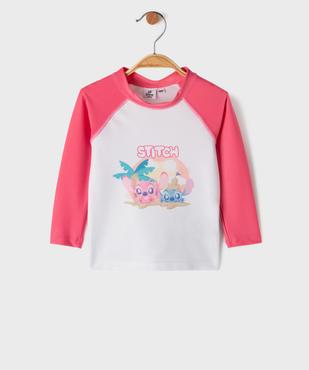 Tee-shirt de plage anti UV motif Stitch bébé fille - Disney vue1 - LILO & STITCH - GEMO