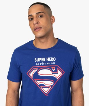 Tee-shirt homme avec motif et inscription - Superman vue2 - SUPERMAN - GEMO