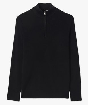 Pull col camionneur maille fantaisie homme vue4 - GEMO 4G HOMME - GEMO