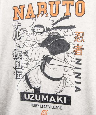 Pyjama en velours à motif manga garçon - Naruto vue2 - NARUTO - GEMO