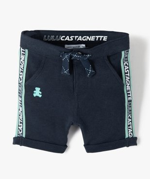 Bermuda bébé garçon en maille à revers - LuluCastagnette vue1 - LULUCASTAGNETTE - GEMO