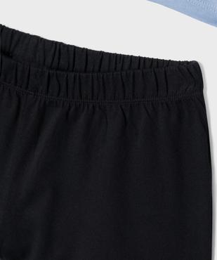 Pyjashort bicolore avec motif Stitch fille - Disney vue3 - LILO & STITCH - GEMO