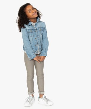 Veste fille en jean – Lulu Castagnette vue1 - LULUCASTAGNETTE - GEMO