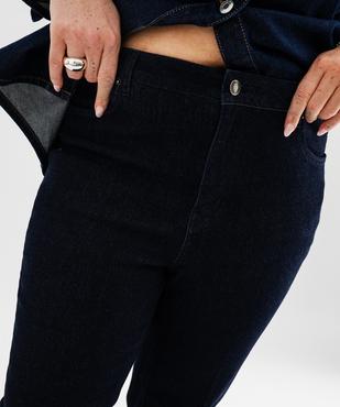 Jean Flare extensible taille normale femme grande taille vue2 - GEMO (G TAILLE) - GEMO