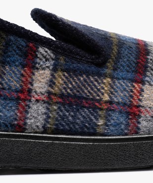 Chaussons pour homme style charentaises à carreaux vue6 - GEMO C4G HOMME - GEMO