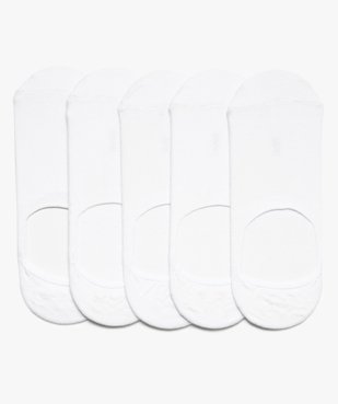 Chaussettes femme invisibles unies (lot de 5) vue1 - GEMO(HOMWR FEM) - GEMO
